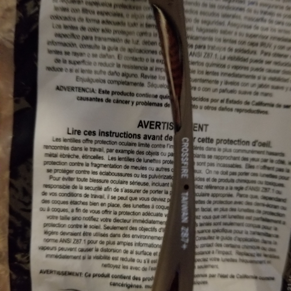 Crossfire Infinity Safety Glasses 2117 - Picture 7 of 8